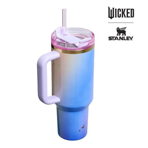 Stanley Wicked Glinda For Good 40oz Stainless Steel Flowstate Quencher Tumbler - Picture 7 of 7